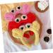 minkissy Animal Cosplay Headwear Plush Animal Hair Hoop Cosplay Animal Hair Hoop Sea Animal Costume Headband Plush Crab Headband Makeup Headband Hair Hoops Hair Accessories Make up Girl One Size Red - Buy Online on GoSupps.com