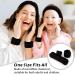 AMCAMI 9 Pcs Spa Headband & Wristband Set - Microfiber Makeup Hair Band & Facial Skincare Towels for Women & Girls - Black - Buy Online on GoSupps.com