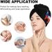 Chile Flag Llama Microfiber Hair Towel Wrap | Super Absorbent Turban for Women - 10x26 Inch - Buy Online on GoSupps.com