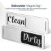 HOLIDYOYO Dishwasher Magnet Clean Dirty Sign Non-scratching Sticky Tab Clean Dirty Running Empty Magnet Lissabergs Slide Indicator for Better Kitchen Home - Buy Online on GoSupps.com