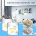 Super Strong Kitchen Cleaner Powder - 2024 All-Purpose Household Cleaner for Stainless Steel - 200g x 2 + 2 Sponges - International Shipping Available - Buy Online on GoSupps.com
