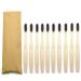 Suicra toothbrush toothbrushes biodegradable soft bristle toothbrush 1 0PCs.Wood teeth brush mix color grip environmentally friendly oral care