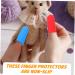 FRCOLOR 24 Pcs Reusable Silicone Finger Cots - Wear-Resistant Non-Slip Finger Protectors for Household Use - Buy Online on GoSupps.com