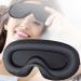 Sleep Mask for Women Men 100% Light Blocking 3D Sleeping Eye Mask Non Pressure Eye Mask for Sleeping Soft Breathable Night Blindfold Eye Covers for Travel Nap Total Blackout Eye Mask for Side Sleeper