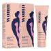 womn womn Hair Removal Cream 2 Pack (2 x 100 ml) - Gentle Hair Removal for Intimate Area Bikini and Armpits - No Cuts or Shaving