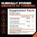Turmeric Curcumin Capsules with Black Pepper | Joint & Immune Support | 95% Curcuminoids | 90 Capsules - Buy Online on GoSupps.com
