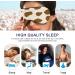 Animal Cow Print Sleep Mask | Soft Comfort Blindfold for Men Women - WELLDAY - Buy Online on GoSupps.com