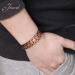 Jeracol Men's Solid Copper Magnetic Bracelet with Strong Magnets - Adjustable Wristband in Gift Box - Buy Online on GoSupps.com