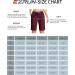 EZRUN Womens Bermuda Shorts - Burgundy Large | Summer Sweat Shorts with Deep Pockets | Cotton Gym Workout Shorts - Buy Online on GoSupps.com