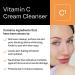 Facetheory Vitamin C Cream Cleanser C1 | Gentle Moisturizing Facial Cleanser | Stabilised Vitamin C | 170ml - Buy Online on GoSupps.com