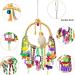 TeTupGa Bird Toy Bird Swing Toys Hanging Cotton Rope Rings Parrot Perch with Colorful Chewing Toys for Cockatiel Lovebirds Finches Parakeets Conure and Small Birds - Buy Online on GoSupps.com