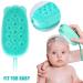 Silicone 2-in-1 Shower Exfoliator Brush: Gentle Skin Massage & Face Cleaning - Wet/Dry Use for Men, Women & Baby (2 Pack) - Buy Online on GoSupps.com