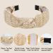 Tobatoba 4Pcs Rattan Raffia Headband Set for Women - Summer Beach Hair Accessories - Buy Online on GoSupps.com