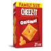 Cheez-It Cheese Crackers, Baked Snack Crackers, Office and Kids Snacks, Original, 21oz Box (1 Box)