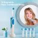 Oral-B Replacement Brush Heads (16 Pack) - Compatible with Pro 1000 & 7000 - Includes Sensitive, Floss, Precision & Whitening - Buy Online on GoSupps.com
