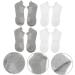 FRCOLOR 4 Pairs Combed Cotton Socks Sports Breathable Stockings Running Socks Low-cut Liners Socks Breathable Sports Stockings Running Cotton Socks All Season Cotton Socks Summer Socks White Grey 21x5x0.3cm - Buy Online on GoSupps.com