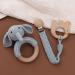 Buy Tian-K 3-Piece Beech Wood Baby Bite Rings & Animal Rattles - Eco-Friendly Infant Toy Set - Buy Online on GoSupps.com
