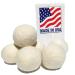 6 Eco-Friendly Wool Dryer Balls -Set of Six 100% Handmade Natural and Unscented