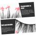 Ipetboom 4 Pairs Sequin False Eyelashes Cosmetic Lashes Faux Eyelashes Long Reusable Lashes Long Thick Eyelashes Exaggerated Eyelashes Fluffy Pink Chemical Fiber Extend Make up 3d - Buy Online on GoSupps.com