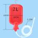 Buy 2L Inlet Device & Complete Travel Iron Set | Intestinal Cleansing Enema Kit - 33x18cm Red - International Shipping Available - Buy Online on GoSupps.com