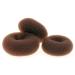 AJOY 3 Pieces 3 Sizes(Small Medium Large, 2-4 inch) Bun Maker for Hair, Sock Bun Donut for Kids, Ballet Bun Net Girls, Toddler Bun Form Hair, Brown