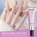  Bmdjdq Press On Nail Glue Solid Gel Nail Glue | Strong Nail Gel Glue Strong UV Nail Adhesive Long Lasting Clear Glue for Nail Extensions False Nails - Buy Online on GoSupps.com