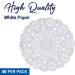 Royal Lace 4-Inch White Medallion Lace Round Paper Doilies - Pack of 40 - Buy Online on GoSupps.com