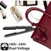 Buy Mini Flat Iron - Ceramic Tourmaline Small Hair Straightener for Short Hair Dual Voltage Travel Edition Portable with Pouch (Black) - Ships Worldwide - Buy Online on GoSupps.com