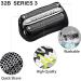 Braun Series 3 Replacement Head 32B Foil & Cutter - Compatible with Braun S3 ProSkin 3040s 340s-4 300s 310s 320s Shaver Model - Wet and Dry Replacement Blade (32B) - Buy Online on GoSupps.com