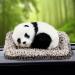 Natural coal bamboo activated carbon sleeping panda air purifier bag made of bamboo coal smells of smells natural fresh air cleaner bags for at home car pets bathrooms basement gray