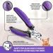 Ruff 'N Ruffus Self-Cleaning Slicker Brush | Pain-Free Bristles for Cats & Dogs | Reduces Shedding by 95% | Includes Free Nail Clipper & Comb - Buy Online on GoSupps.com