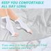 Neuropathy Socks for Women Men, Plantar Fasciitis Compression Ankle Support Brace - 5 Pairs (White S/M) - Buy Online on GoSupps.com