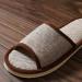 Teceyfeet 6 Pair Set Linen Slippers - Open Toe Bathing Pantolettes for Hotels & Spas | Slip-Resistant Universal Size for Men & Women - Buy Online on GoSupps.com