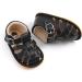 RVROVIC Baby Sandals - Soft Sole Summer Crib Shoes for Boys and Girls (Black, 0-6 Months) - Buy Online on GoSupps.com