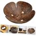 Ciieeo 4pcs Coconut Shell Soap Dish Soap Holders Draining Soap Holder Bar Soap Holder Wooden Soap Holder Bathroom Soap Container Wood Trim Coconut Shell + Wood Southeast Asia Bracket Coffeex4pcs 13x13cmx4pcs - Buy Online on GoSupps.com