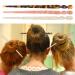 Sibba Vintage Acetate Hair Sticks - 6 Leopard Pattern Hairpins for Women & Girls | Retro Chinese Hair Jewelry - Buy Online on GoSupps.com
