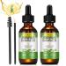 Uocasi Hair Growth Oil 2Pack Rosemary Essential Oil Serum 100% Pure Nature Prevent Hair Loss Slow Down Graying Of Hair Enhance Luster Reduce Dandruff 120ML