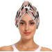 Cow Print Strawberry Dry Hair Cap & Towel Set | Quick Drying Soft Super Absorbent | 2 Pieces with Button Headband - Perfect for All Hair Types - Buy Online on GoSupps.com