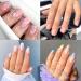 12 Packs (288 Pcs) Misssix Press On Nails Set - Almond & Square False Nails with Nail Glue - Medium & Short Fake Nails for Women - Buy Online on GoSupps.com