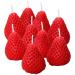 Generic Strawberry Candles 9 Pieces Gift Box Perfumed & Handmade Candle for Decoration Romantic Scented Candle RXCW9 Red