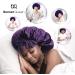 Bonnet Queen Satin Silk Sleeping Cap - Adjustable Night Hair Care Protection for Curly Long Hair - Mr. Bonnarhauben - Smooth & Breathable - Dark Lilac - Buy Online on GoSupps.com