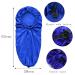 2 Pack Long Satin Hair Braid Bonnet for Black Women - Adjustable Sleep Cap with Button - Black+Blue - Buy Online on GoSupps.com