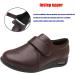 ALASON Extended Lightweight Walking Sneakers for Elderly Swollen Feet - Indoor Brown (Size 7 Wide) - Buy Online on GoSupps.com