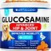 Glucosamine for Dogs - Advanced Hip and Joint Supplement for Dogs - Glucosamine Chondroitin for Dogs - Dog Joint Pain Relief - MSM - Support Dog Joint Supplement Health - 120 Chews 120 Chews Brown