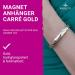 Magnetix Wellness Flexi Magnetic Turntable Carr | Bicolor Magnetic Jewelry for Geometric Style | Perfect Fit for Swollen Wrists - International Shipping Available - Buy Online on GoSupps.com