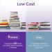 Eco-Friendly Lavender Laundry Detergent Sheets - 300 Loads Plastic-Free Travel-Friendly - Fisroa Liquidless Washer Strips - Buy Online on GoSupps.com