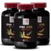 Lightweight Oil - CHIA Seed Oil Extract - Glossy Finish Non-Greasy Oil Glow Enhancer Organic Skincare Facial Oil Deep Hydration Soft Skin Chia Benefits Natural Care 3 Bottle 180 Caps