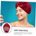 Ipetboom Satin Shower Cap Thicken Outer Satin Headband Miss Claret 54x21cm - Buy Online on GoSupps.com