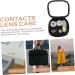 Hapinary Contact Lens Container Set - Travel Kit with Mirror Multi-Color Eye Care Case 11x9cm Storage Box for Lenses & Glasses - Buy Online on GoSupps.com