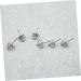 EXCEART 6 Pairs Screw Earplugs S925 Silver - Prevent Allergy - Medium Size - Set of 6 - Buy Online on GoSupps.com